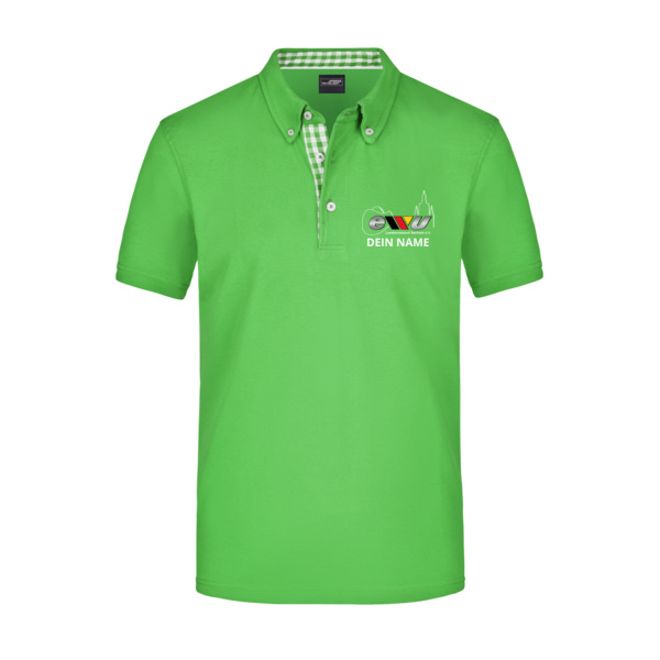 Brustdruck - Men's Plain Polo Miniaturansicht