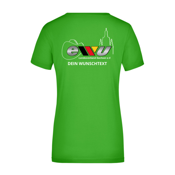 Rückendruck - Ladies' Stretch V-T Miniaturansicht