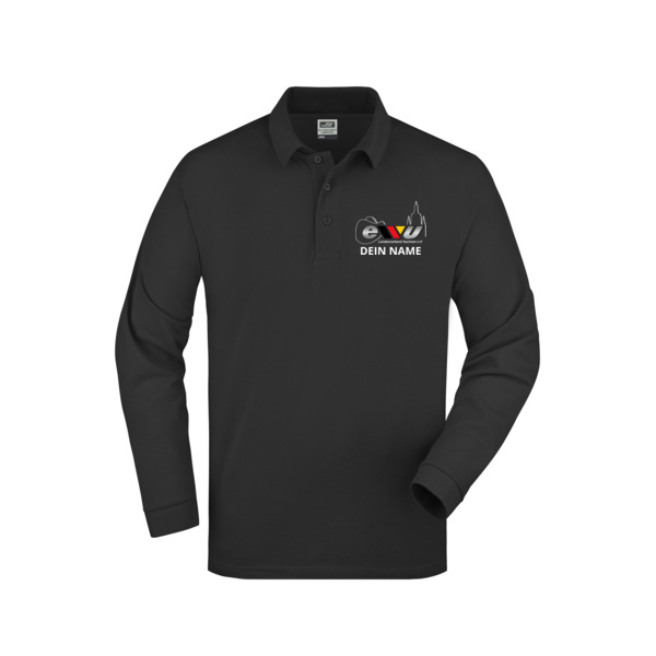 Brustdruck - Polo-Piqué Long-Sleeved Miniaturansicht