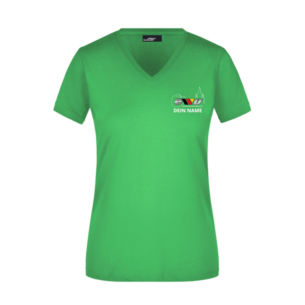 Brustdruck - Ladies' Slim Fit V-T Miniaturansicht