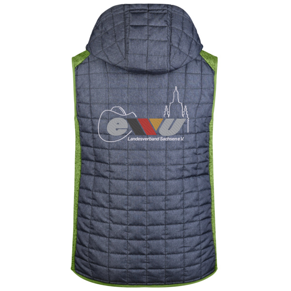 Rückenstick - Men's Knitted Hybrid Vest Miniaturansicht